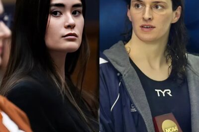 BREAKING: Transgender swimmer Lia Thomas’ former team-mate demands an apology for being ‘forced to undress with him 18 times a week’… after American lost legal battle to compete in women’s events at the Olympics!”