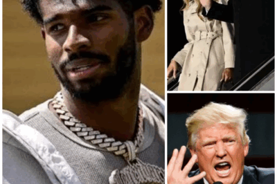 GLOBAL SHOCKWAVES: Donald Trump’s Raging Meltdown Over Shedeur Sanders’ NFL Draft Catastrophe ERUPTS While Heading to Pope Francis’ Funeral—What Hidden Agenda Did He Hint At, and Could This EXPLOSIVE Outburst Force a Reckoning in Both Politics and Sports?