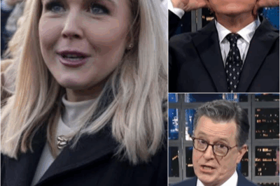 **SHOCKING SHOWDOWN: Karoline Leavitt Hijacks Stephen Colbert’s Stage in Fiery Clash—Audience Gasped, Segment Cut Short, and TV History Made! Colbert Left Speechless as Leavitt Turns Comedy Interview into Cultural Confrontation—The Moment That Exposed a Deeper Divide in America’s Media. Was This the Night Late-Night TV Lost Control? The Mic-Drop That Left the Studio Silent and the Internet Exploding!**