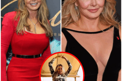 Carol Vorderman turns heads as she showcases her sizzling curves and sculpted abs in daring look