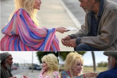 Homeless Man asks Dolly Parton “Can you give me 1$?” Dolly Parton’s response is SHOCKING Witness an extraordinary moment of compassion in this heartwarming video!