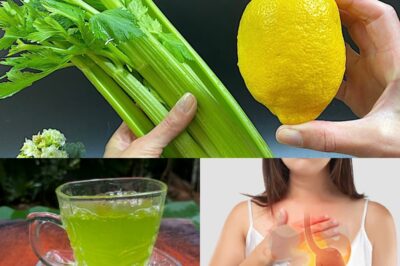 A REAL VITAMIN B0MB: Celery and Lemon for Clarity, Pressure Relief, and Detox