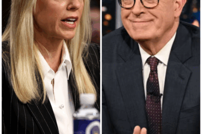 TV SH0CKER: Pam Bondi STUNS Stephen Colbert LIVE on ‘The Late Show’ With BRUTAL Comeback—Audience Gasps, Colbert Left Speechless, and Producers Reportedly Panicked as Segment Spirals Out of Control!