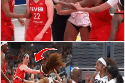 Caitlin Clark, Angel Reese downplay heated moment after flagrant foul in Fever’s season-opening rout