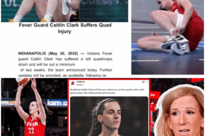 Caitlin Clark injury: Strained quad sidelines Fever star for minimum of two weeks The WNBA’s reigning rookie of the year will miss time catilin-clark-injury.png Indiana Fever star Caitlin Clark suffered a left quadriceps strain over the weekend against the New York Liberty and will be out a minimum of two weeks, the team announced Monday. Clark will be re-evaluated this week and further updates will be provided, the team says.   Fever coach Stephanie White told reporters Monday that Clark informed the team of pain in her leg after Saturday’s game, leading to an MRI. Clark dealt with an injury during the preseason, but White said this is a new injury that the team plans to handle with a level of caution.   Indiana never announced Clark’s specific injury in the preseason outside of labeling it a “left leg injury” after the former Iowa star and No. 1 overall pick in the 2024 draft admitted to feeling “tightness” in her lower body.   Clark is averaging 19 points, six rebounds and 9.3 assists per game this season for the Fever, who are off to a 2-2 start to the season. The Fever’s next game is Wednesday night against the Mystics, followed by Friday night’s contest with the Sun. If Clark misses the next two weeks, she could theoretically be out for Indiana’s next four games.  White told reporters before the season the team had been “very cautious” with Clark during training camp. Clark, the WNBA’s 2024 Rookie of the Year, was held out of her team’s first preseason game in April and it prevented her from being a full participant in practice.   “She’s been limited in practice, so we’re still very cautious about working her way back and really letting her body kind of tell her how much she’s able to do,” White said last month. “We’re really relying on the training staff, and she’s making great progress. And that’s what we need, just to make sure that we’re super cautious.”  Clark’s first four starts have been must-see TV, including the opener against Angel Reese and Chicago. Clark posted a triple-double in the matchup and received a Flagrant 1 on Reese during the contest.