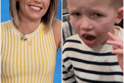 Dylan Dreyer’s son tries gum for the first time: ‘Can I spit it out?’
