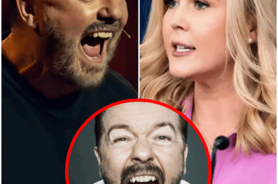THIS JUST HAPPENED: Karoline Leavitt OBLITERATES Ricky Gervais on Live TV in JAW-DROPPING Showdown—Her SAVAGE Clapback Left the Audience STUNNED, the Host Scrambling, and Fans Erupting Across Social Media!