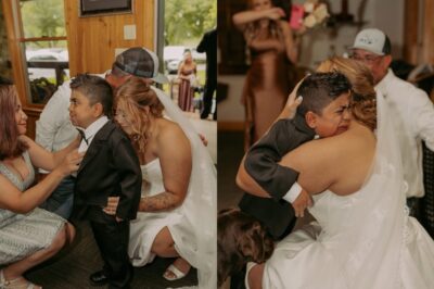 Georgia bride walks down aisle with boy who received her son’s donated heart