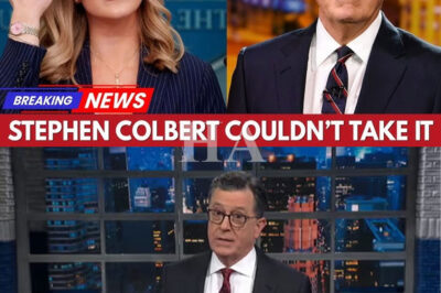 TV MELTDOWN: Karoline Leavitt HUMILIATES Stephen Colbert On-Air — Segment CUT Mid-Show as Audience Falls Silent and Chaos Erupts Behind the Scenes.