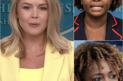 UNBELIEVABLE TENSION: Karoline Leavitt and Karine Jean-Pierre’s Face-Off Escalates into a Personal Battle—The Room ERUPTS as Leavitt Lands the FINAL BLOW! 