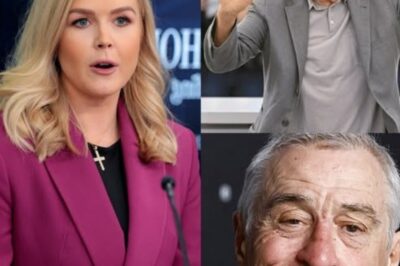 SHOCKING ATTACK: ROBERT DE NIRO SLAMS KAROLINE LEAVITT, CLAIMS “SHE’S NOT QUALIFIED TO BE A ROLE MODEL FOR WOMEN” — PUBLIC REACTION EXPLODES! In a fiery statement that has left the internet reeling, Hollywood legend Robert De Niro has blasted Karoline Leavitt, saying she’s unfit to be a role model for women. The actor’s explosive critique has sparked a fierce public debate, with fans and critics divided. What triggered this unexpected attack, and how will it impact Leavitt’s reputation? Get the full story behind this viral clash!
