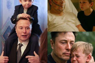 Tears: 45 minutes ago, when the father and son were on their way home from a picnic, the car lost control because an SUV ran a red light. At the moment of collision, Elon Musk hugged his son to protect him, his current condition is currently…