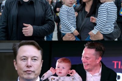 Elon Musk Freezes When He Sees His Ex Wife at Airport—With Twins Who Look Just Like Him