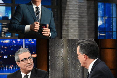 “John Oliver Speaks Out: The Shocking Cancellation of The Late Show with Stephen Colbert!”