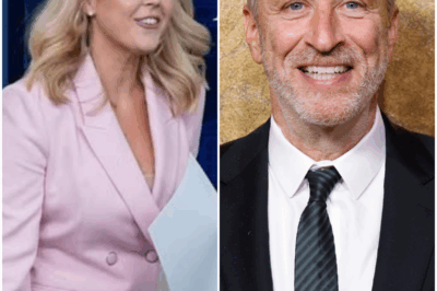 SHE DIDN’T SEE THAT COMING! — Jon Stewart RUTHLESSLY TAKES DOWN Karoline Leavitt On Air With One Cold, Calculated Joke That Sends Shockwaves Through the White House