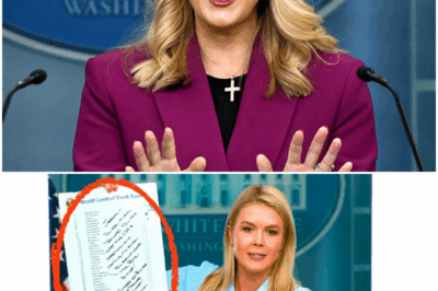 And Suddenly Karoline Leavitt Pulled Up A Chart That Made The Room Go Silent…