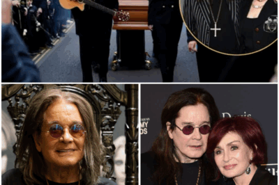 This morning, July 25, at the foggy Highgate Cemetery in London, the moment of Ozzy Osbourne’s memorial became something no one could forget.