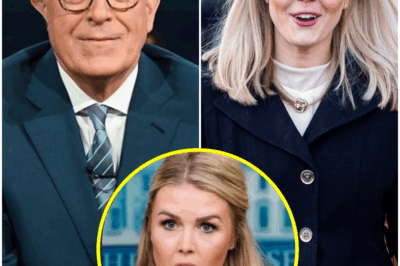 STEPHEN COLBERT’S  CALLED HER “KKK Barbie”… BUT KAROLINE LEAVITT  17 CALM WORDS BROUGHT HIM TO SILENCE…