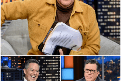 “Greg Gutfeld Steals the Late-Night Crown — And Sends Colbert Packing as CBS Shuts the Curtain”