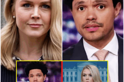 “Do You Really Expect Us to Believe That Melania Was the Most Bullied Woman in America?” Trevor Noah Asked, His Voice Calm but Cutting, as Caroline Leavitt Clung to Her Talking Points.