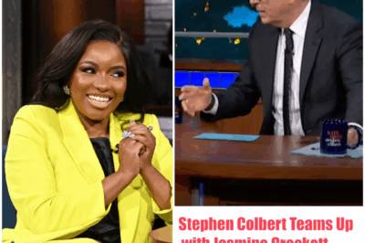 Stephen Colbert Teams Up with Jasmine Crockett for a Game-Changing New Talk Show! 🎤✨