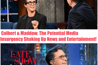 🌟 Colbert & Maddow: The Potential Media Insurgency Shaking Up News and Entertainment! 📺🔥