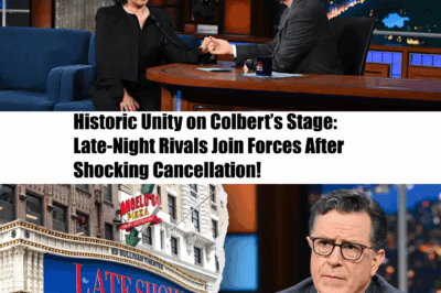 Historic Unity on Colbert’s Stage: Late-Night Rivals Join Forces After Shocking Cancellation! 🎤🤝✨