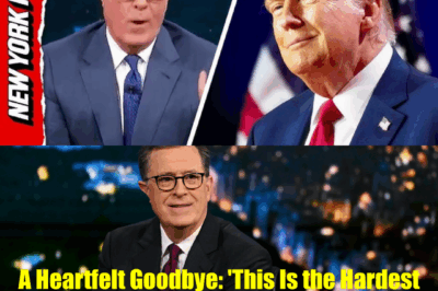 A Heartfelt Goodbye: ‘This Is the Hardest Thing I’ve Ever Done!’ — Colbert’s Shocking Confession Rocks Late Night!