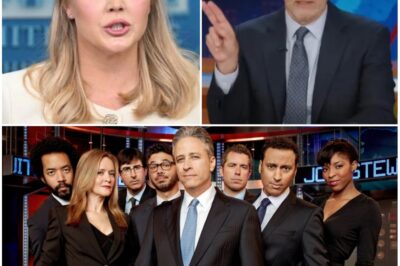 “YOUR BRAIN MISSED HAIR AND MAKEUP.” — What Started as a Joke from Jon Stewart Spiraled Into the Sharpest On-Air Meltdown Karoline Leavitt Has Ever Faced