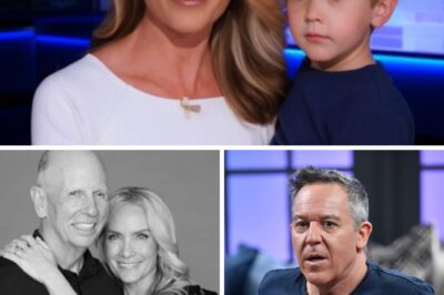 Before anyone could ask, she reached down and pulled a small carrier from beneath the desk. The cameras zoomed in, and inside was a boy — maybe three years old — with wide brown eyes, clutching a worn plush dog so tightly it looked like it had been his only friend for years.