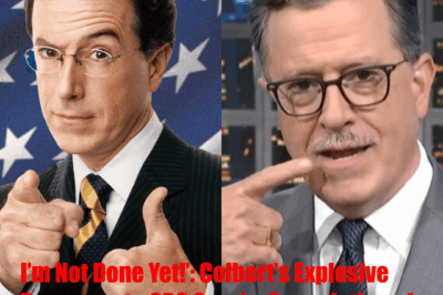 I’m Not Done Yet!’: Colbert’s Explosive Response to CBS Sparks Speculation of a Move to MSNBC