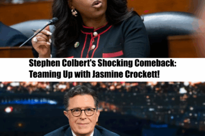 Stephen Colbert’s Shocking Comeback: Teaming Up with Jasmine Crockett! 🚀🎤😲