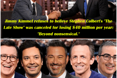 JIMMY KIMMEL CALLS OUT THE “NONSENSE” BEHIND REPORTS OF COLBERT’S $40 MILLION LOSS—AND SAYS THE MEDIA DOESN’T UNDERSTAND HOW TV REALLY MAKES MONEY!