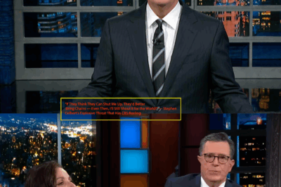 “Unleashing the Unstoppable Force of Stephen Colbert: A Bold Declaration of Defiance Against Corporate Media, Where He Vows to Raise His Voice Louder Than Ever Before, Proclaiming That No Amount of Censorship or Control Can Dampen His Spirit, Challenging the Status Quo with a Fearless Commitment to Truth and Humor, and Promising to Deliver a Fresh Perspective on Politics and Entertainment That Will Leave Audiences on the Edge of Their Seats, Eagerly Anticipating Each Episode of His Revolutionary New Talk Show That Aims to Redefine Late-Night Television as We Know It.”