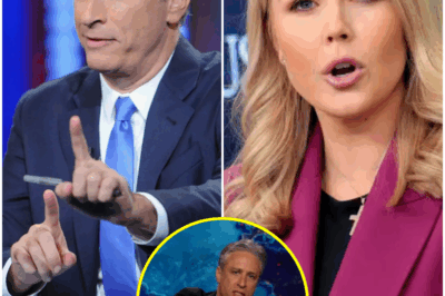 ‘YOUR BRAIN MISSED MAKEUP’ it was a public disintegration on live television. A single, perfectly-timed joke from Jon Stewart caused his guest, Karoline Leavitt, to spiral out of control on his highly-anticipated new show. Her flustered, incoherent reaction has since gone viral, and it’s being called the most excruciatingly awkward moment of her career