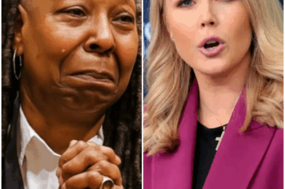 “Everyone makes mistakes” — Whoopi Goldberg tearfully begs Karoline Leavitt for forgiveness after the $800M lawsuit, ending with 9 words that left The View in stunned silence.