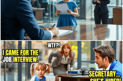 Little girl shows up for a job interview — CEO learns her mom’s in the hospital and is shocked