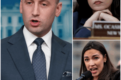 “I DON’T HUNT DEMONS. I SIMPLY TURN ON THE LIGHT.” — With these calm yet cutting words, AOC dismantled Stephen Miller live on air… while something meant to stay hidden silently flashed across the screen, throwing all of Washington into CHA0S.