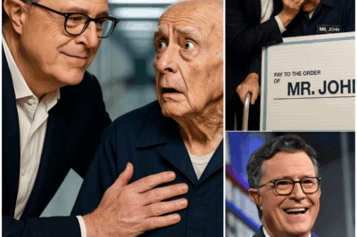 BREAKING: Stephen Colbert discovers his former school janitor still working at 79—and stuns everyone.