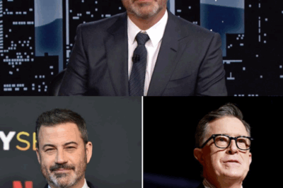 “Jimmy Kimmel Declares ‘War’ on CBS: The Explosive Fallout from Colbert’s Cancellation!”