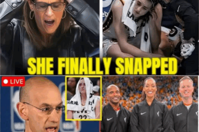ADAM SILVER ERUPTS: “ENOUGH IS ENOUGH!” WNBA Referees FACING MASSIVE BACKLASH After Caitlin Clark QUITS All-Star Game With NEW Injury!