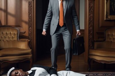 Billionaire comes home to find black maid sleeping on the floor with baby and the shocking ending…