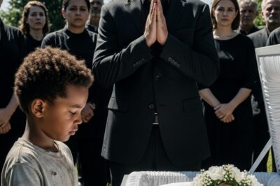 “Your daughter lives on” – A homeless Black boy ran to the coffin and revealed a secret that shocked the billionaire…