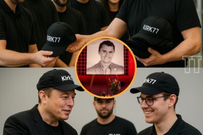 MEMORIAL HATS: Elon Musk has announced a surprise tribute: all employees will wear… a special black hat emblazoned with the words “Kirk77.”