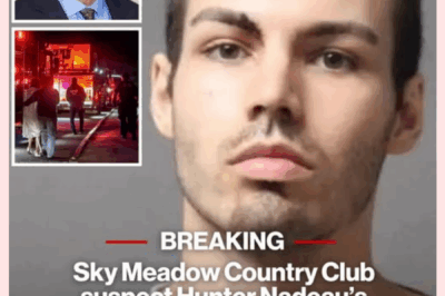 “🚨 SHOCKING! Hunter Nadeau’s Mugshot Released After Deadly Wedding Rampage — Sky Meadow Country Club in Chaos! Is Justice Coming? 😱🔥