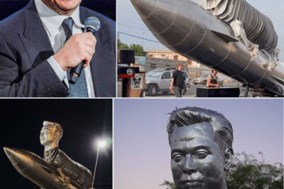 “Breaking News: Tesla Unveils a Massive Bronze Statue of Elon Musk at Its Headquarters—A Monumental Tribute That Has Left Employees and Fans Speechless, Filled with Pride and Awe!”