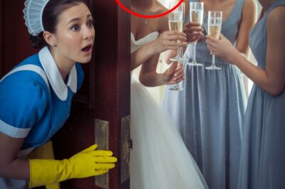 A cleaning maid heard the bride’s confession minutes before the wedding.