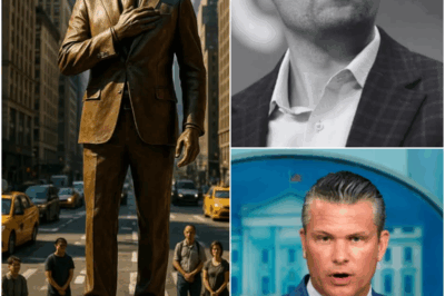 A Monument, a Mystery: Pete Hegseth and the Detroit Lions Unveil $2.5 Million Statue for Charlie Kirk—But It’s the Inscription That Stuns America