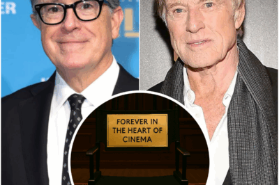 BREAKING NEWS: Stephen Colbert Honors Robert Redford With a Permanent Empty Seat – “Forever in the Heart of Cinema”