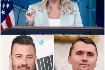 Jimmy Kimmel KICKED FROM ABC: The shocking decision came just hours after Jimmy Kimmel’s “offensive” comments regarding the Charlie Kirk case. Karoline Leavitt—publicly supported ABC’s move. But it was her accompanying statement that really shocked the studio…